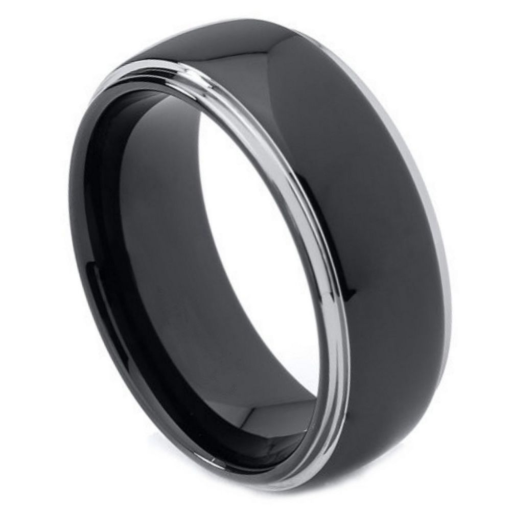 Tungsten Carbide 8mm Engagement Ring – hypoallergenic, scratch-resistant | Exclusive Jewelers USA