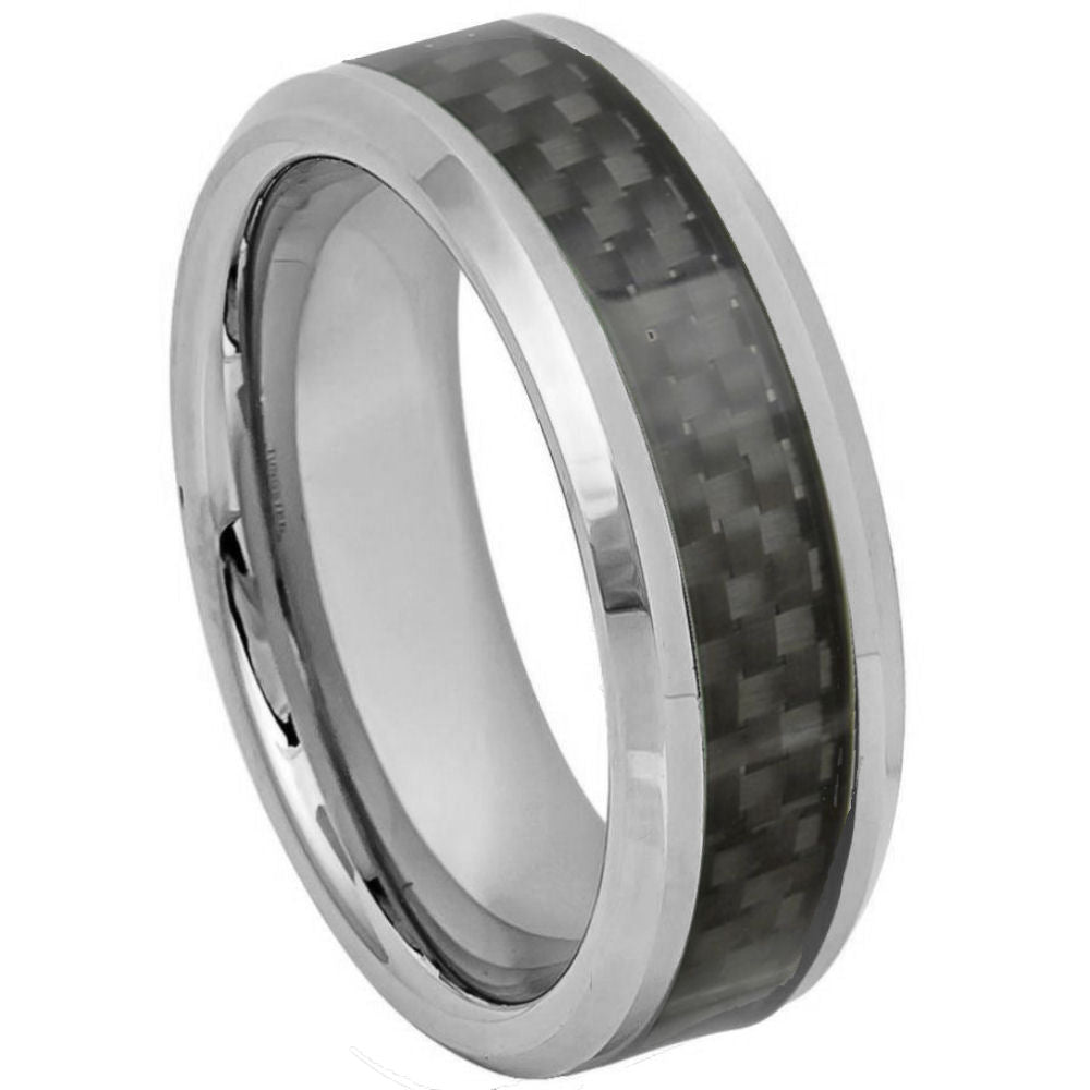 Tungsten Carbide 8mm Promise Ring – hypoallergenic, scratch-resistant | Exclusive Jewelers USA