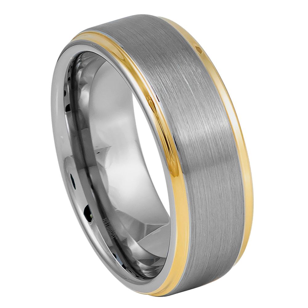 Tungsten Carbide 8mm Brushed Wedding Band – hypoallergenic, scratch-resistant | Exclusive Jewelers USA