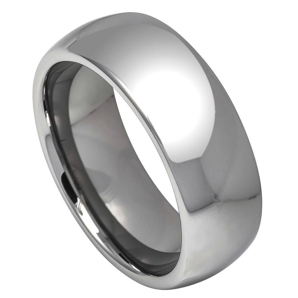 Tungsten Carbide 8mm Black Wedding Band – hypoallergenic, scratch-resistant | Exclusive Jewelers USA