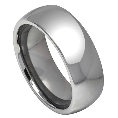 Tungsten Carbide 8mm Black Wedding Band – hypoallergenic, scratch-resistant | Exclusive Jewelers USA