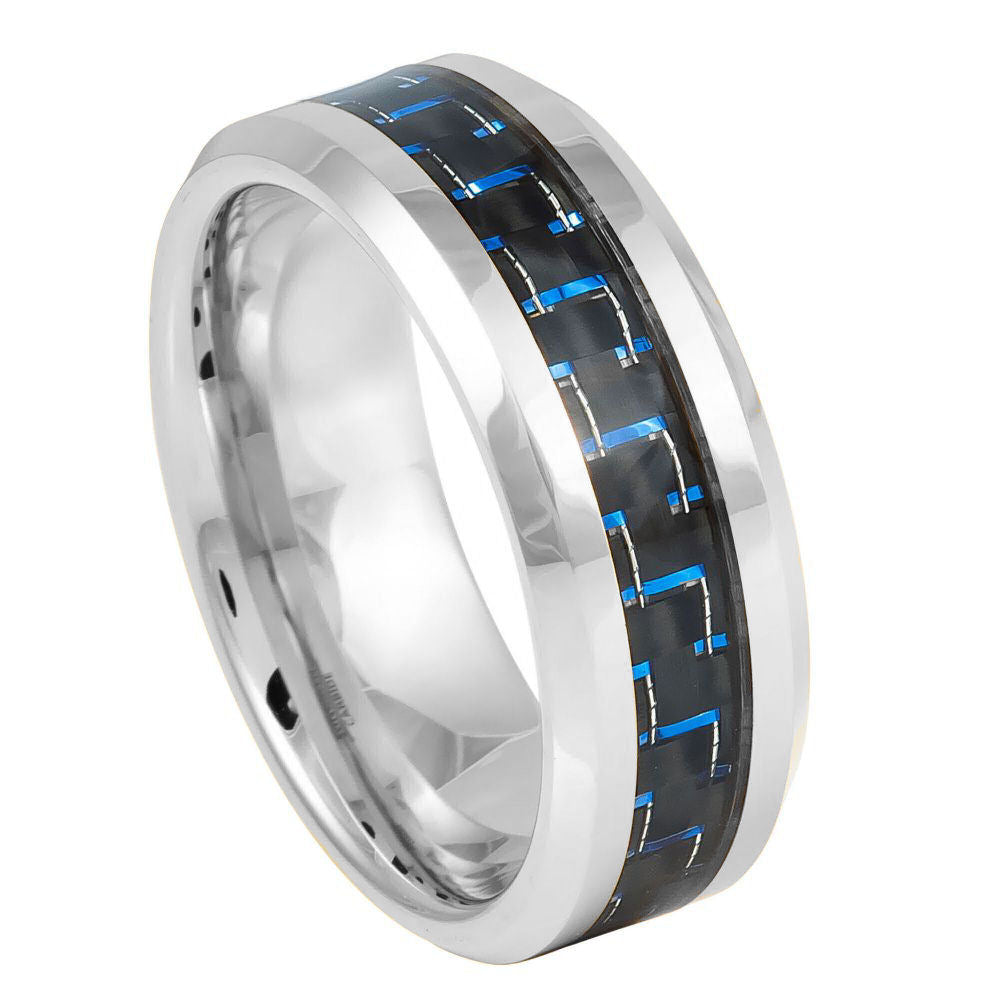 Tungsten Carbide 8mm Brushed Wedding Band – hypoallergenic, scratch-resistant | Exclusive Jewelers USA