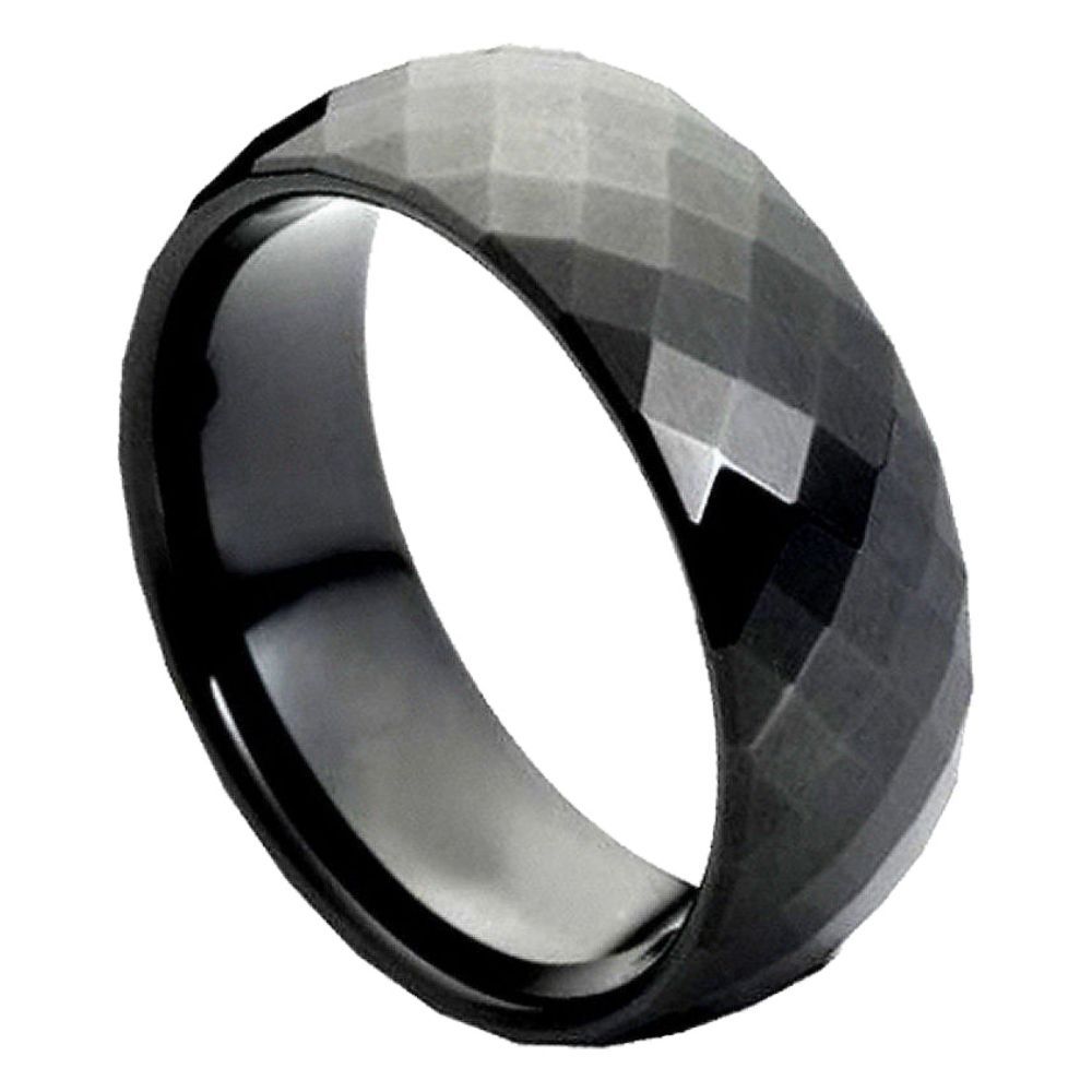Tungsten Carbide 8mm Brushed Wedding Band – hypoallergenic, scratch-resistant | Exclusive Jewelers USA