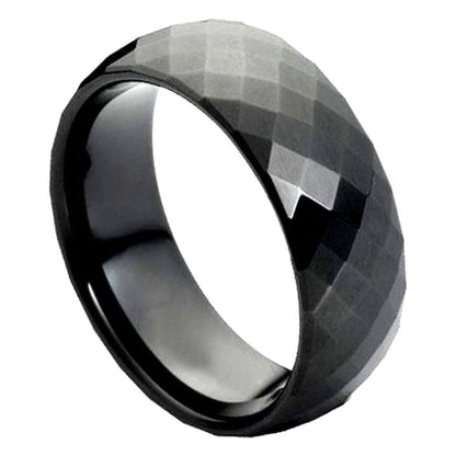 Tungsten Carbide 8mm Brushed Wedding Band – hypoallergenic, scratch-resistant | Exclusive Jewelers USA