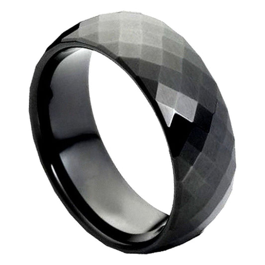 Tungsten Carbide 8mm Brushed Wedding Band – hypoallergenic, scratch-resistant | Exclusive Jewelers USA
