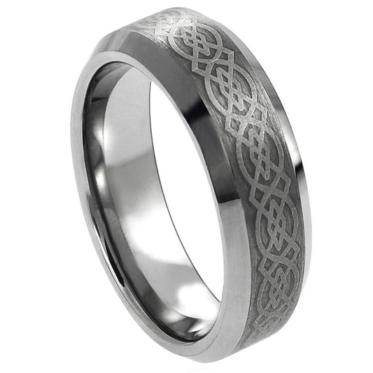 White Tungsten 6mm Promise Ring – hypoallergenic, scratch-resistant | Exclusive Jewelers USA