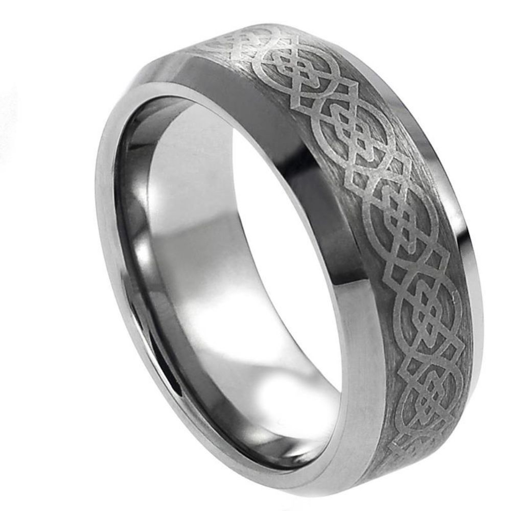 Tungsten Carbide 8mm Promise Ring – hypoallergenic, scratch-resistant | Exclusive Jewelers USA