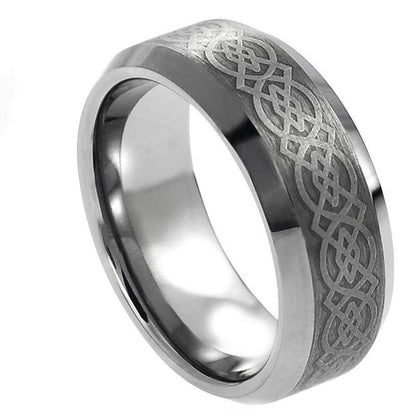 Tungsten Carbide 8mm Promise Ring – hypoallergenic, scratch-resistant | Exclusive Jewelers USA