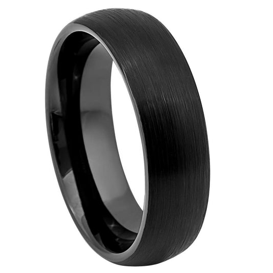 White Tungsten 6mm Wedding Band – hypoallergenic, scratch-resistant | Exclusive Jewelers USA