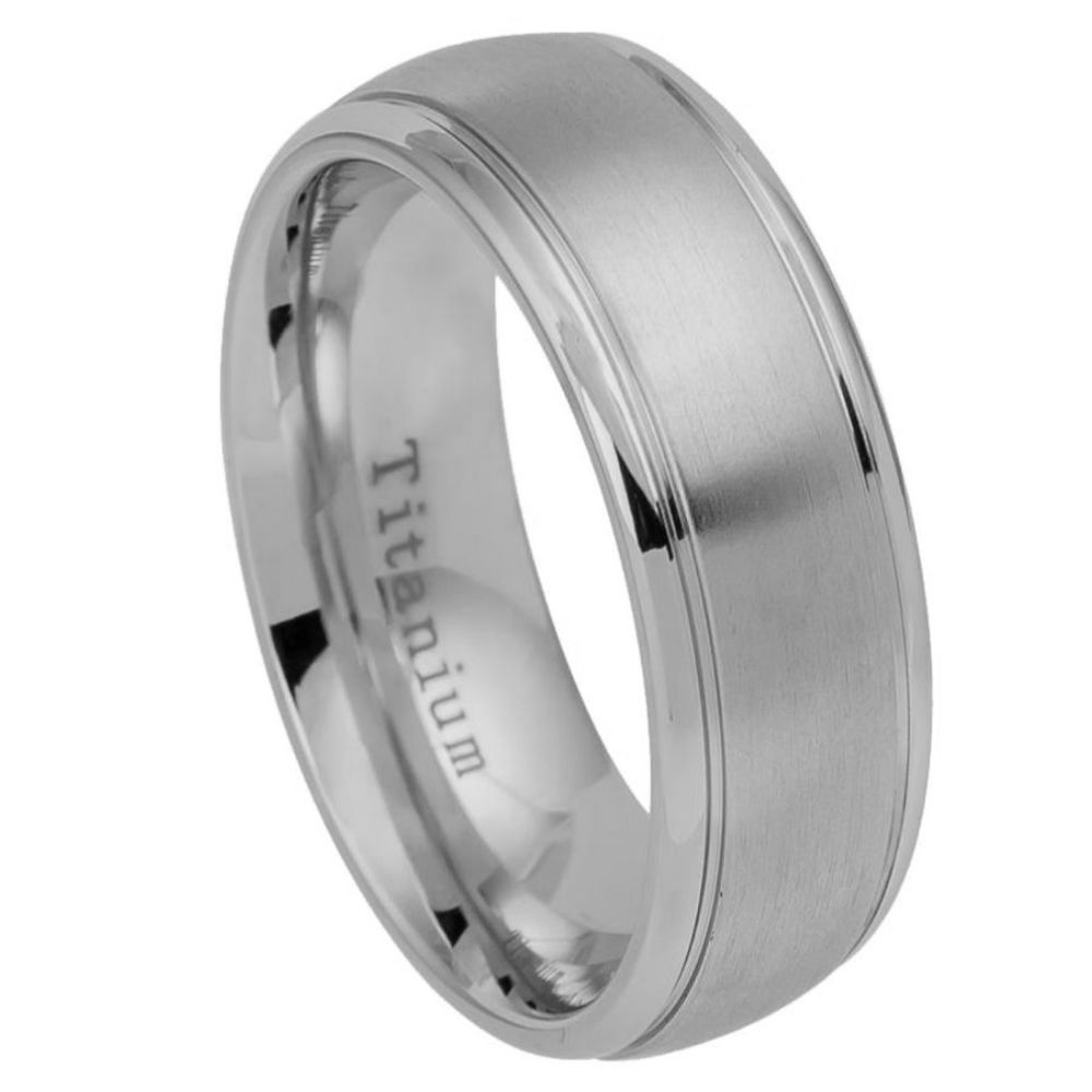 Titanium 8mm Promise Ring – hypoallergenic, lightweight | Exclusive Jewelers USA
