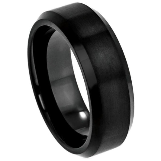Titanium 8mm Engagement Ring – hypoallergenic, lightweight | Exclusive Jewelers USA