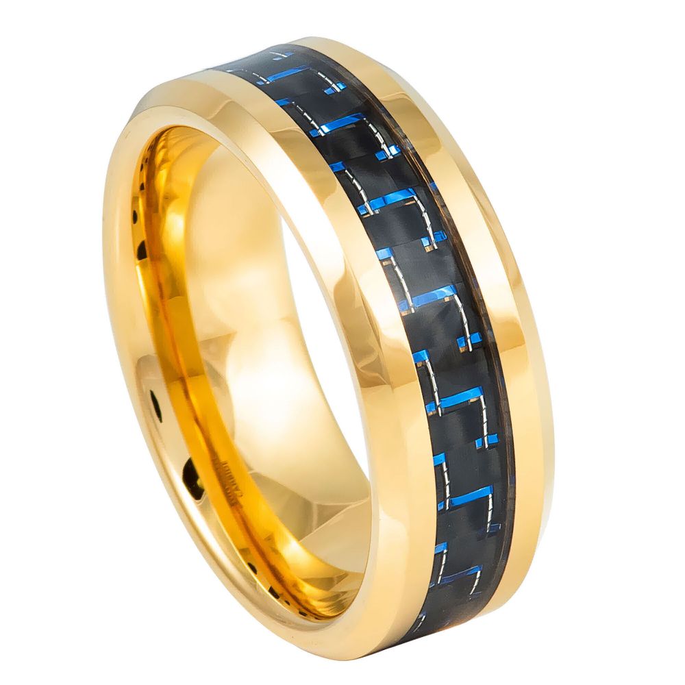 White Tungsten 8mm Wedding Band – hypoallergenic, scratch-resistant | Exclusive Jewelers USA