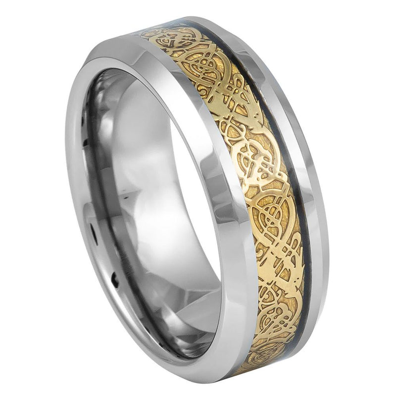 Zirconium 8mm Engagement Ring