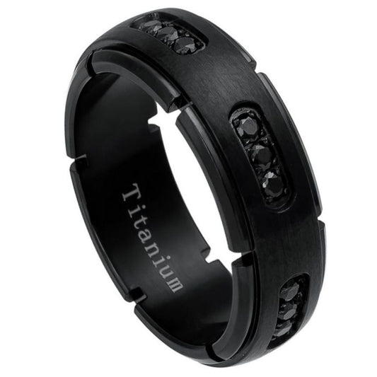 Titanium 8mm Matte Finish Wedding Band – hypoallergenic, lightweight | Exclusive Jewelers USA