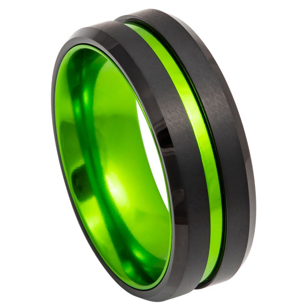Tungsten Carbide 8mm Wedding Band – hypoallergenic, scratch-resistant | Exclusive Jewelers USA