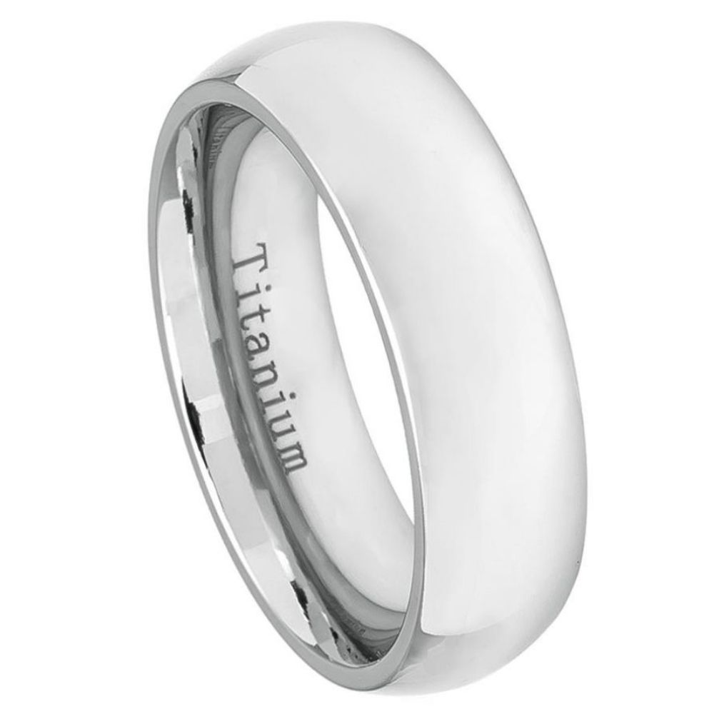 Titanium 7mm Promise Ring – hypoallergenic, lightweight | Exclusive Jewelers USA