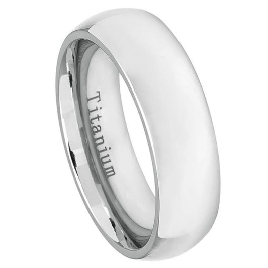 Titanium 7mm Promise Ring – hypoallergenic, lightweight | Exclusive Jewelers USA