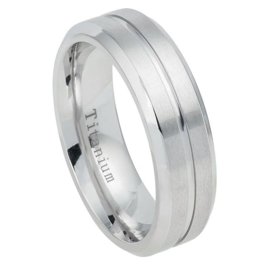Titanium 7mm Wedding Band – hypoallergenic, lightweight | Exclusive Jewelers USA