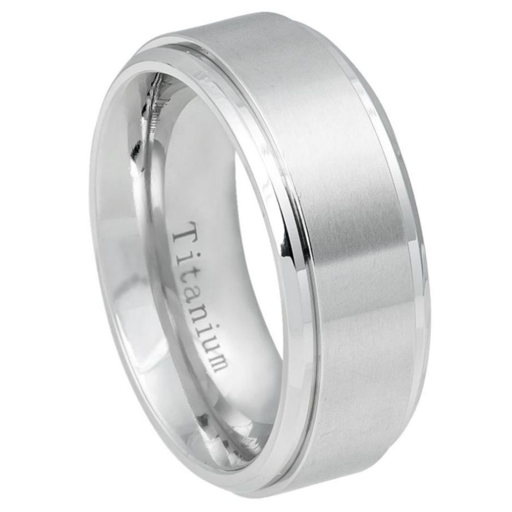 Titanium 9mm Engagement Ring – hypoallergenic, lightweight | Exclusive Jewelers USA