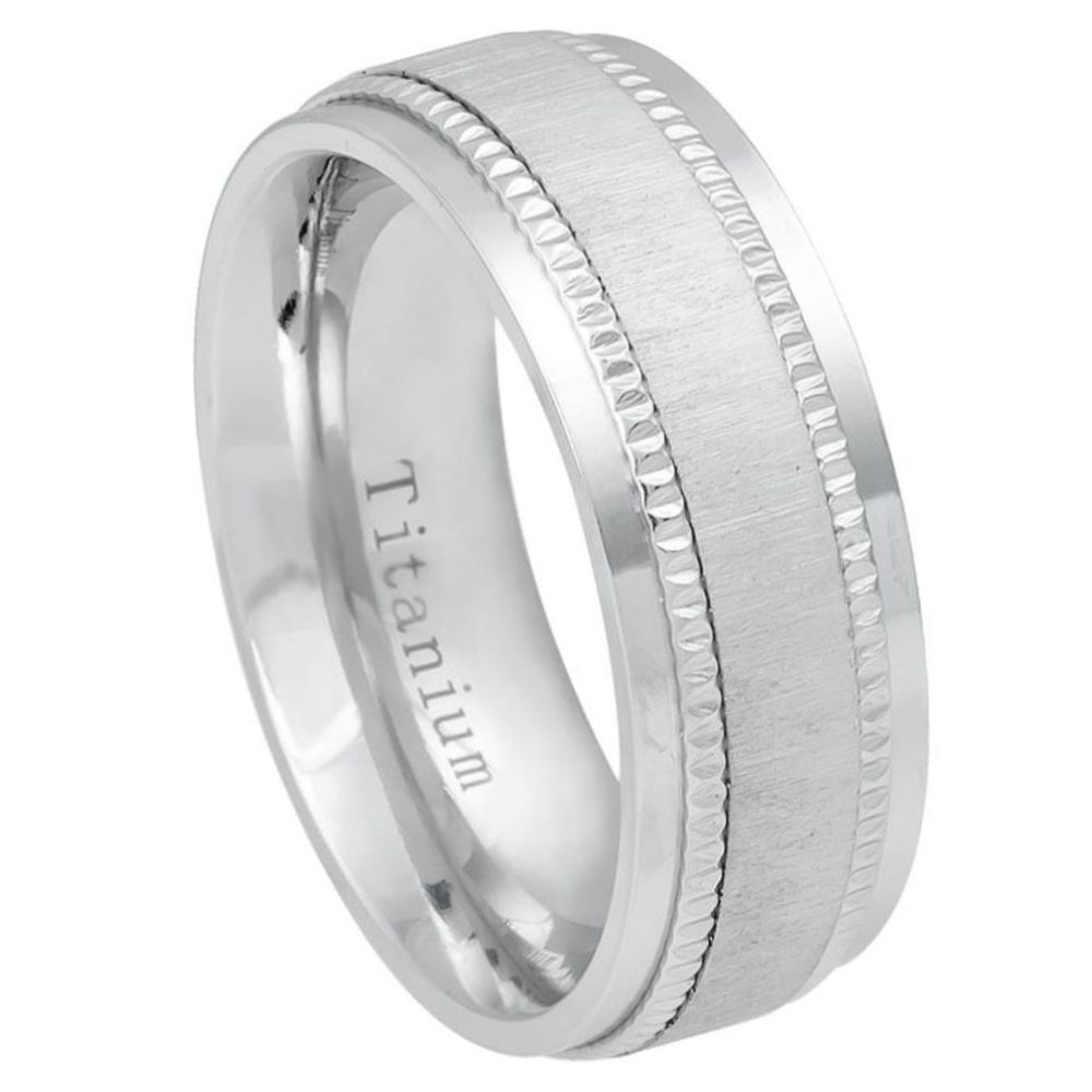 Titanium 8mm Wedding Band – hypoallergenic, lightweight | Exclusive Jewelers USA