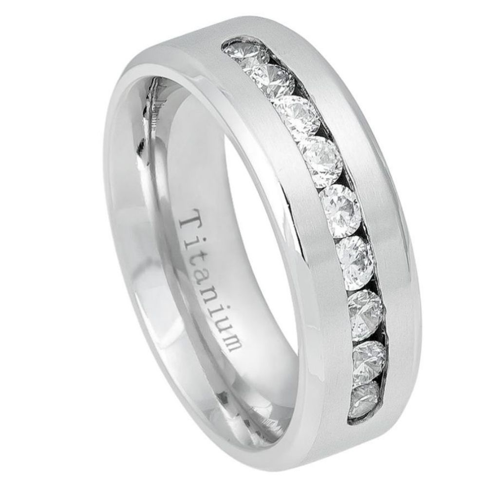 Titanium 8mm Promise Ring – hypoallergenic, lightweight | Exclusive Jewelers USA