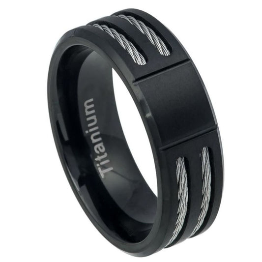 Titanium 8mm Classic Wedding Band – hypoallergenic, lightweight | Exclusive Jewelers USA
