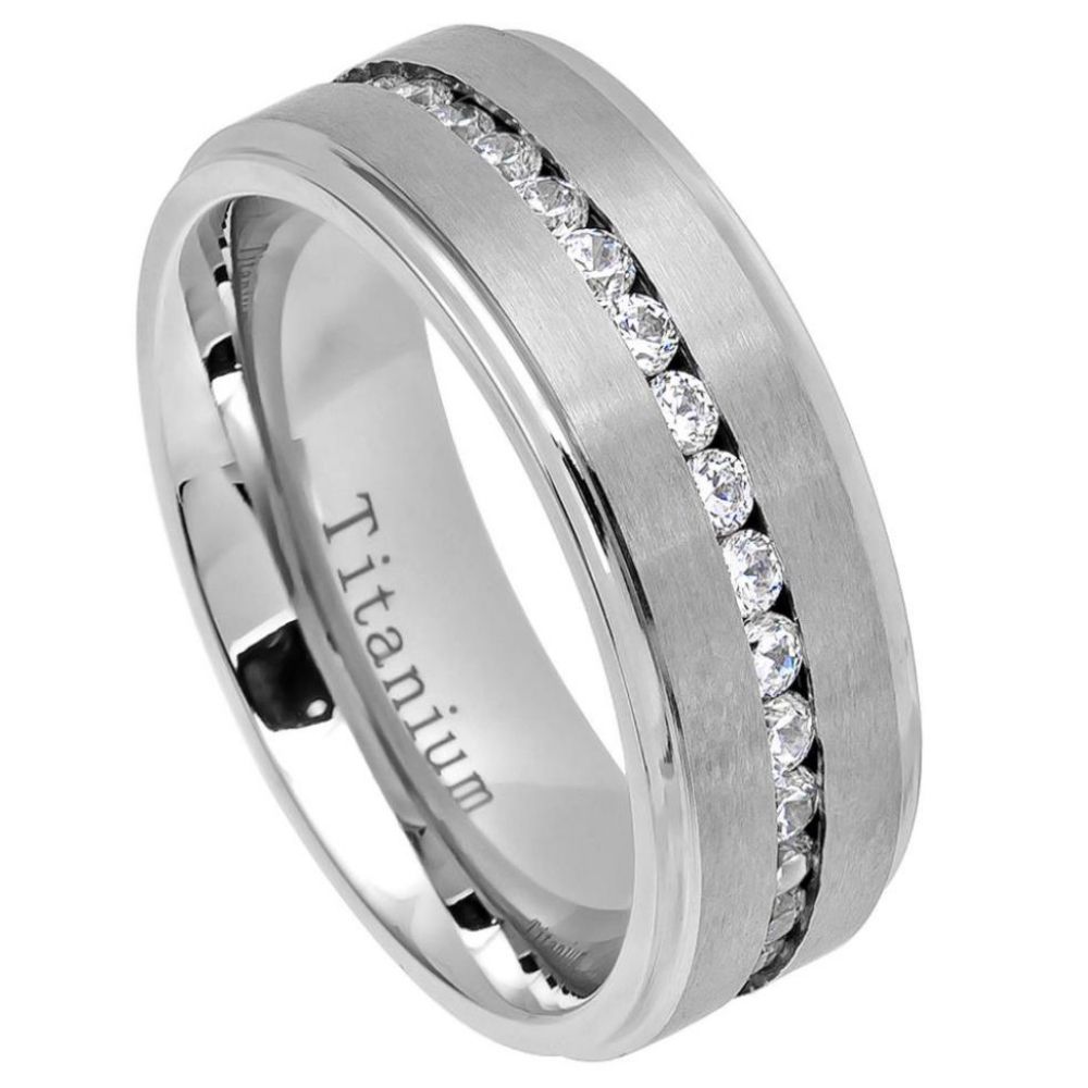 Titanium 8mm Wedding Band Lightweight Comfort – hypoallergenic, lightweight | Exclusive Jewelers USA