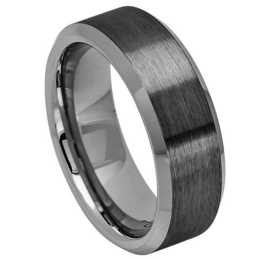 Tungsten Carbide 8mm Polished Wedding Band – hypoallergenic, scratch-resistant | Exclusive Jewelers USA