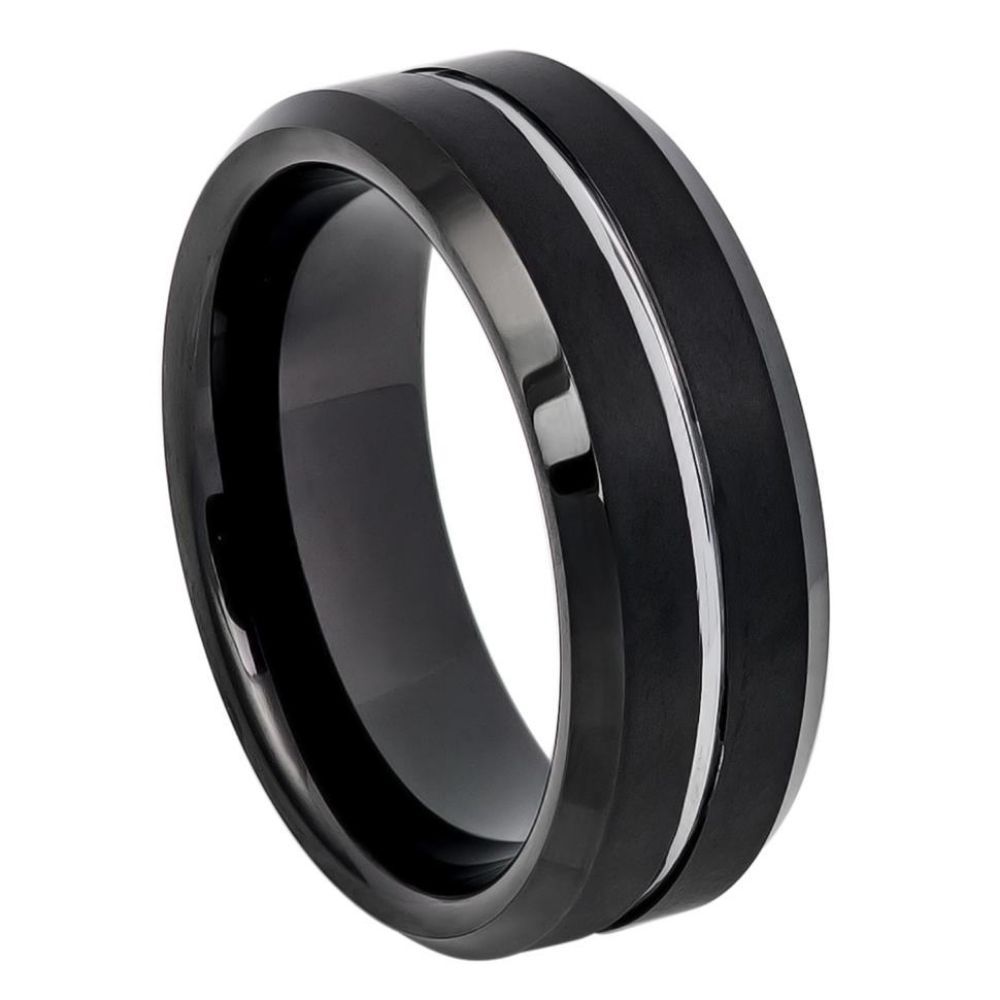 Tungsten Carbide 8mm Comfort-Fit Wedding Band – hypoallergenic, scratch-resistant | Exclusive Jewelers USA