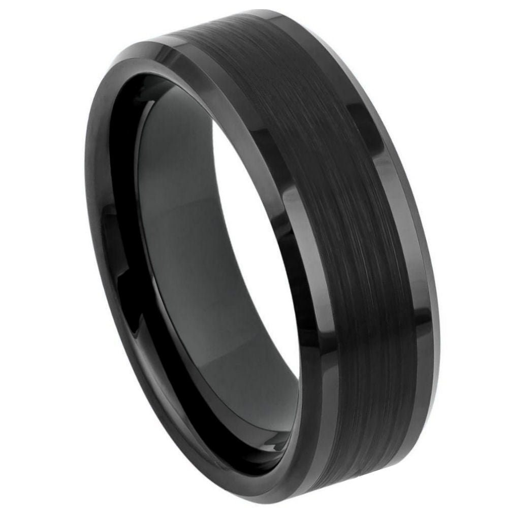 Tungsten Carbide 8mm Classic Wedding Band – hypoallergenic, scratch-resistant | Exclusive Jewelers USA