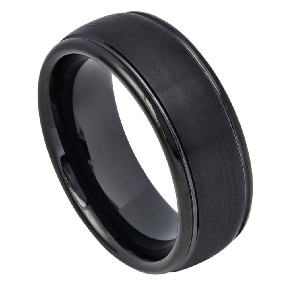 Tungsten Carbide 8mm Wedding Band – hypoallergenic, scratch-resistant | Exclusive Jewelers USA