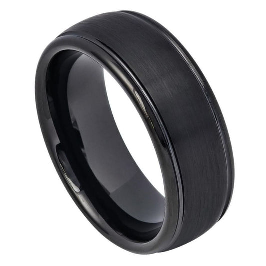 Tungsten Carbide 8mm Wedding Band – hypoallergenic, scratch-resistant | Exclusive Jewelers USA