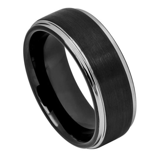 Tungsten Carbide 8mm Comfort Fit Wedding Band – hypoallergenic, scratch-resistant | Exclusive Jewelers USA