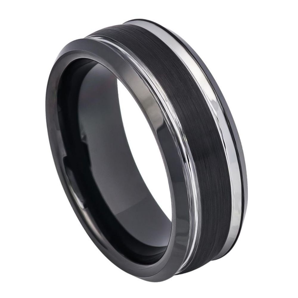 Tungsten Carbide 8mm Classic Promise Ring – hypoallergenic, scratch-resistant | Exclusive Jewelers USA