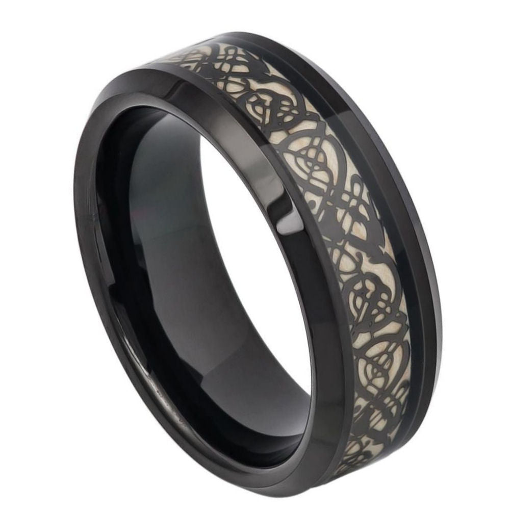Tungsten Carbide 8mm Polished Engagement Ring – hypoallergenic, scratch-resistant | Exclusive Jewelers USA