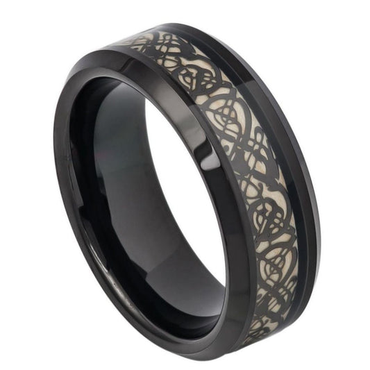 Tungsten Carbide 8mm Polished Engagement Ring – hypoallergenic, scratch-resistant | Exclusive Jewelers USA