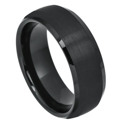 Tungsten 8mm Comfort-Fit Wedding Band – hypoallergenic, scratch-resistant | Exclusive Jewelers USA