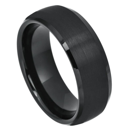 Tungsten 8mm Comfort-Fit Wedding Band – hypoallergenic, scratch-resistant | Exclusive Jewelers USA