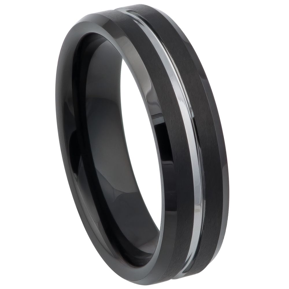 Tungsten Carbide 6mm Wedding Band Comfort Fit – hypoallergenic, scratch-resistant | Exclusive Jewelers USA