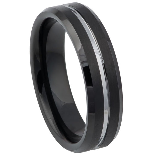 Tungsten Carbide 6mm Wedding Band Comfort Fit – hypoallergenic, scratch-resistant | Exclusive Jewelers USA