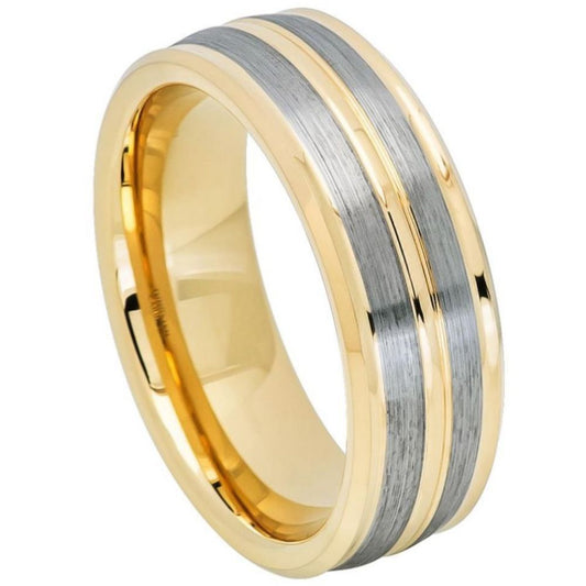 Tungsten Carbide 8mm Wedding Band Satin Finish – hypoallergenic, scratch-resistant | Exclusive Jewelers USA