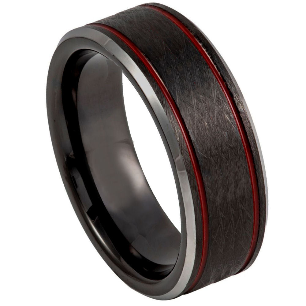 Tungsten Carbide 8mm Wedding Band Classic Polished – hypoallergenic, scratch-resistant | Exclusive Jewelers USA