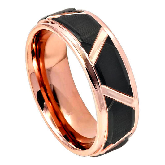 Tungsten Carbide 8mm Matte Wedding Band – hypoallergenic, scratch-resistant | Exclusive Jewelers USA