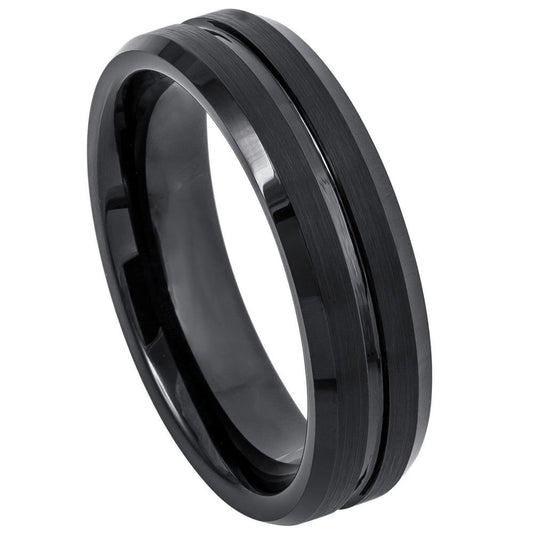 Tungsten Carbide 6mm Comfort Fit Wedding Band – hypoallergenic, scratch-resistant | Exclusive Jewelers USA