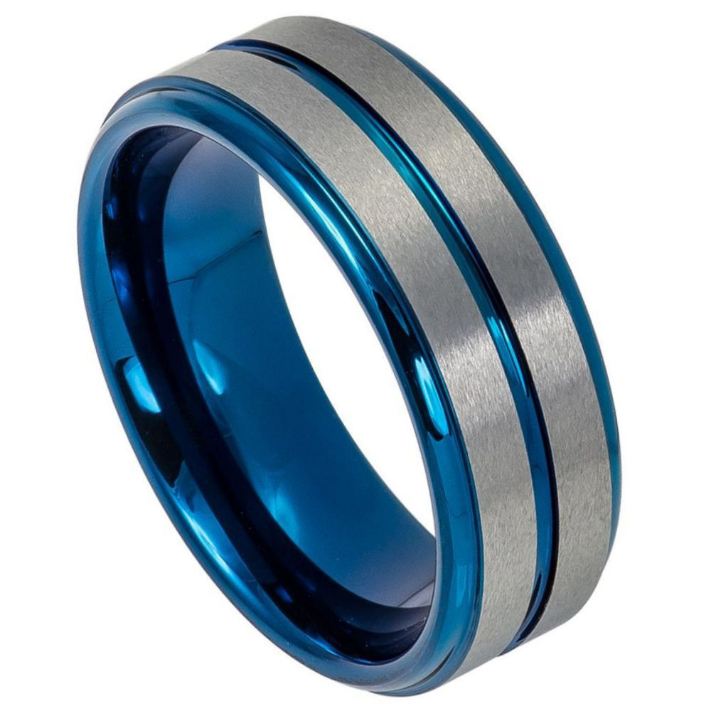 Tungsten Carbide 8mm Black Ion Wedding Band – hypoallergenic, scratch-resistant | Exclusive Jewelers USA