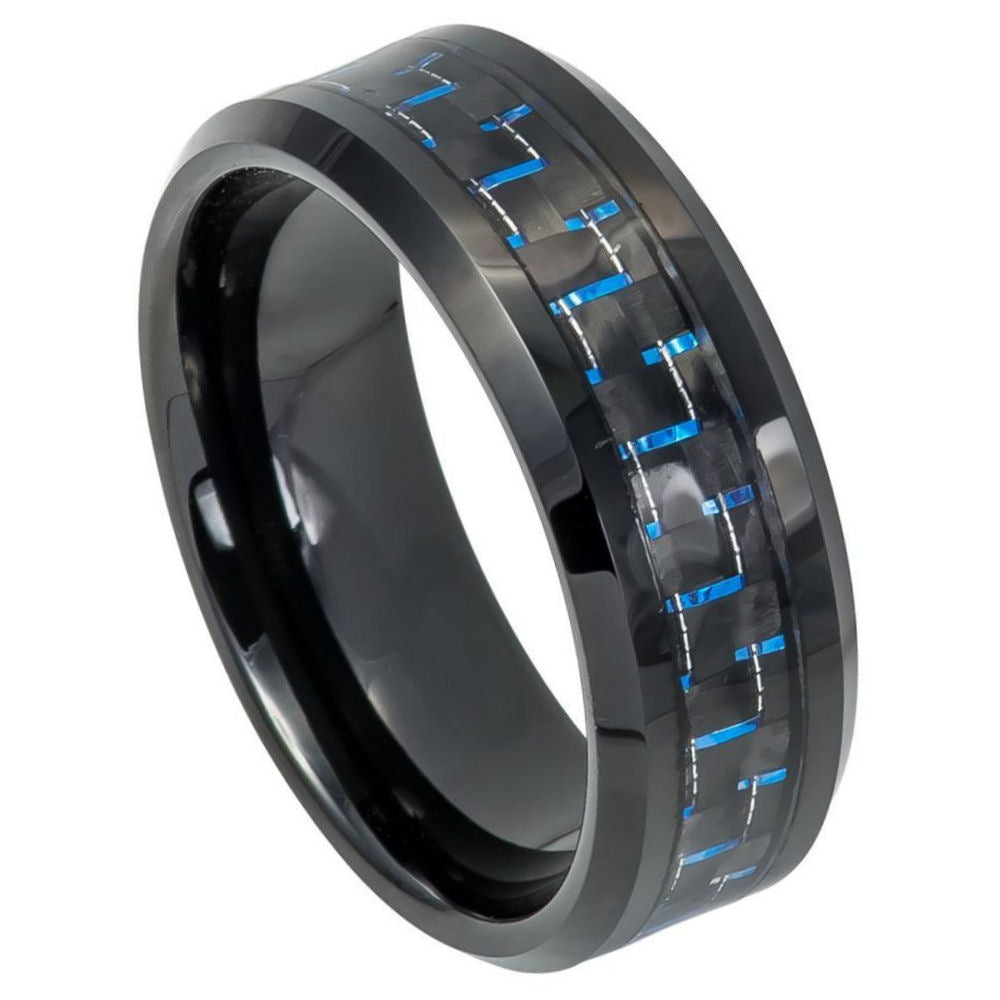 Tungsten Carbide 8mm Brushed Wedding Band – hypoallergenic, scratch-resistant | Exclusive Jewelers USA