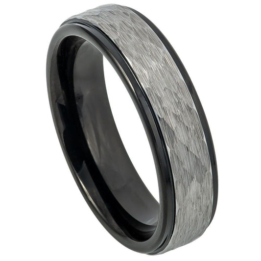 Tungsten Carbide Brushed 6mm Wedding Band – hypoallergenic, scratch-resistant | Exclusive Jewelers USA