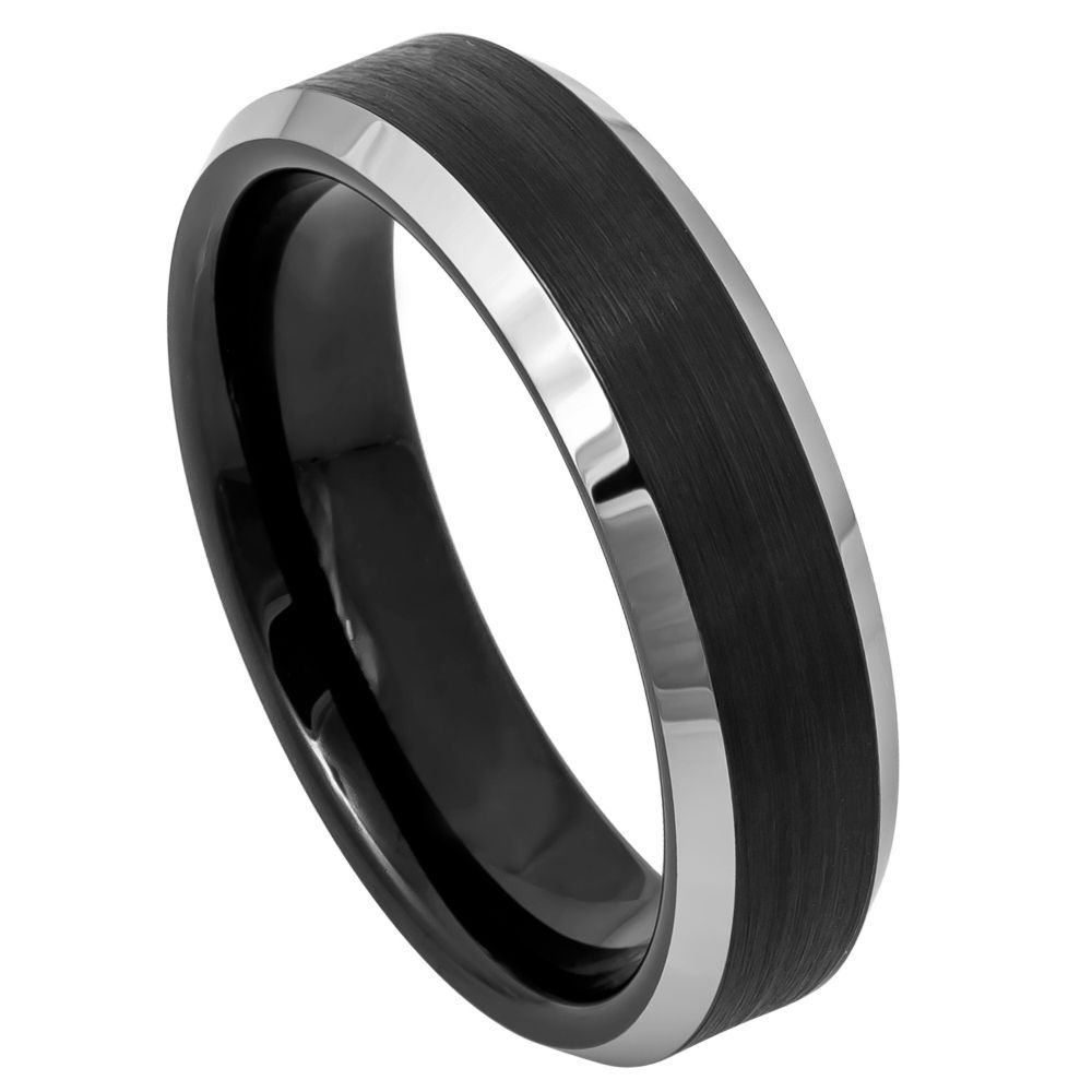 Tungsten Carbide 6mm Brushed Wedding Band – hypoallergenic, scratch-resistant | Exclusive Jewelers USA