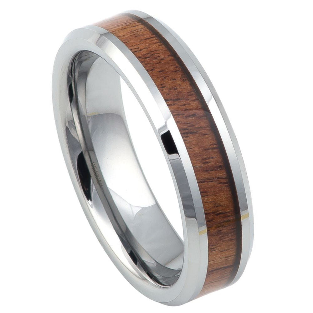Tungsten Carbide Polished 6mm Engagement Ring – hypoallergenic, scratch-resistant | Exclusive Jewelers USA
