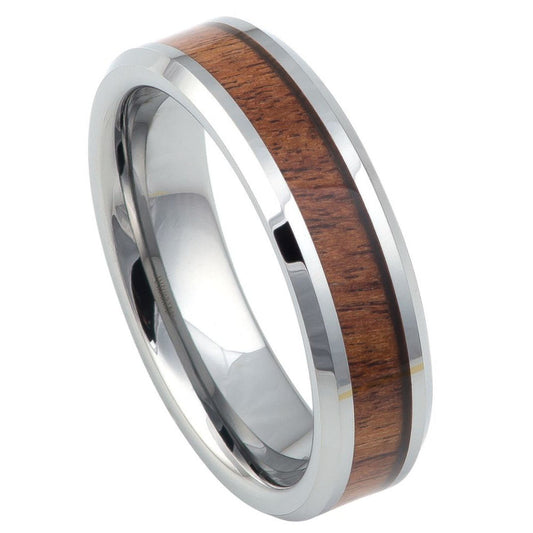 Tungsten Carbide Polished 6mm Engagement Ring – hypoallergenic, scratch-resistant | Exclusive Jewelers USA